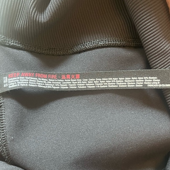 Free People Movement Black and Brown She's A Maniac Jumpsuit Size Small - Picture 11 of 12